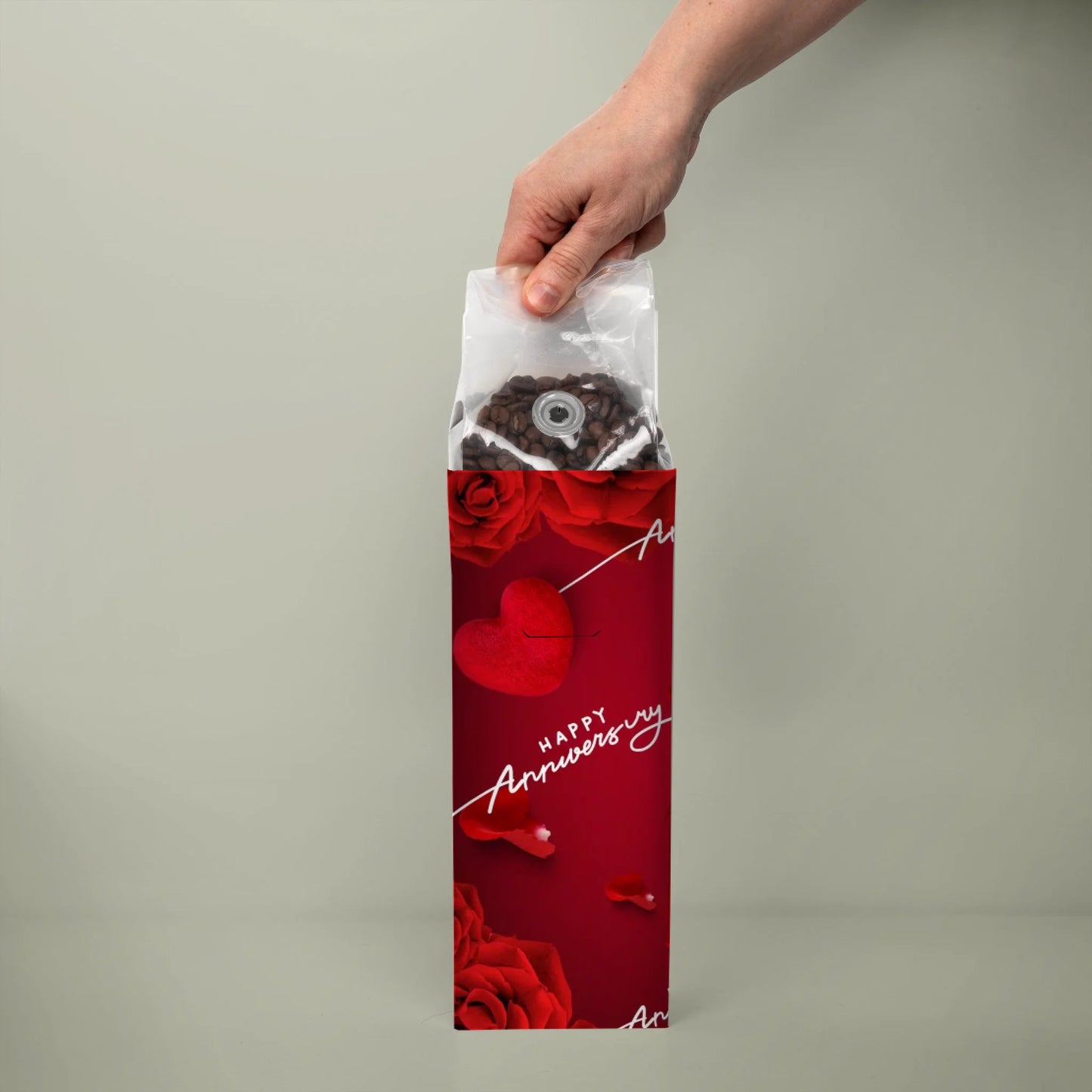 Silky Red Roses and Hearts