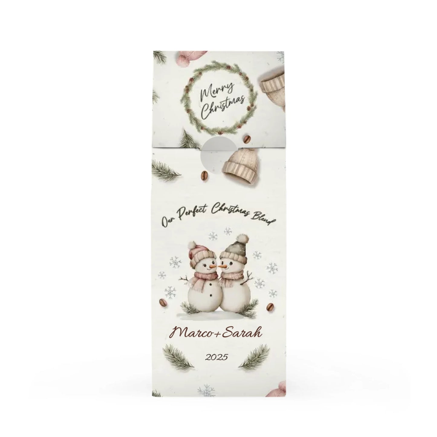 Mr & Mrs Snowman – White