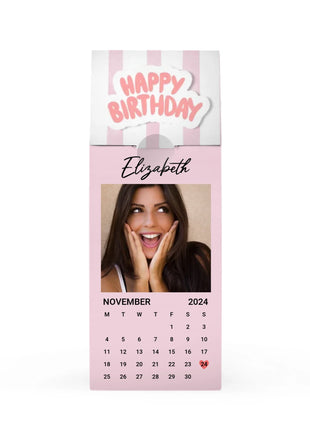 Birthday Calendar Day - Pink
