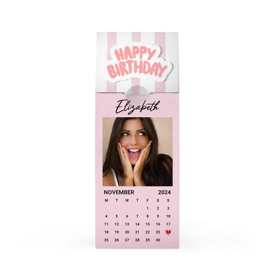 Birthday Calendar Day - Pink