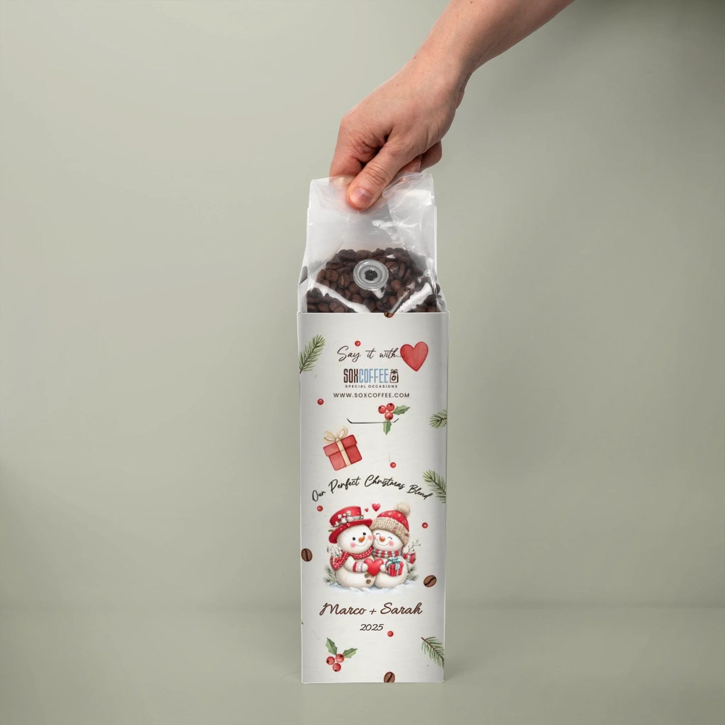 Mr & Mrs Snowman – Red