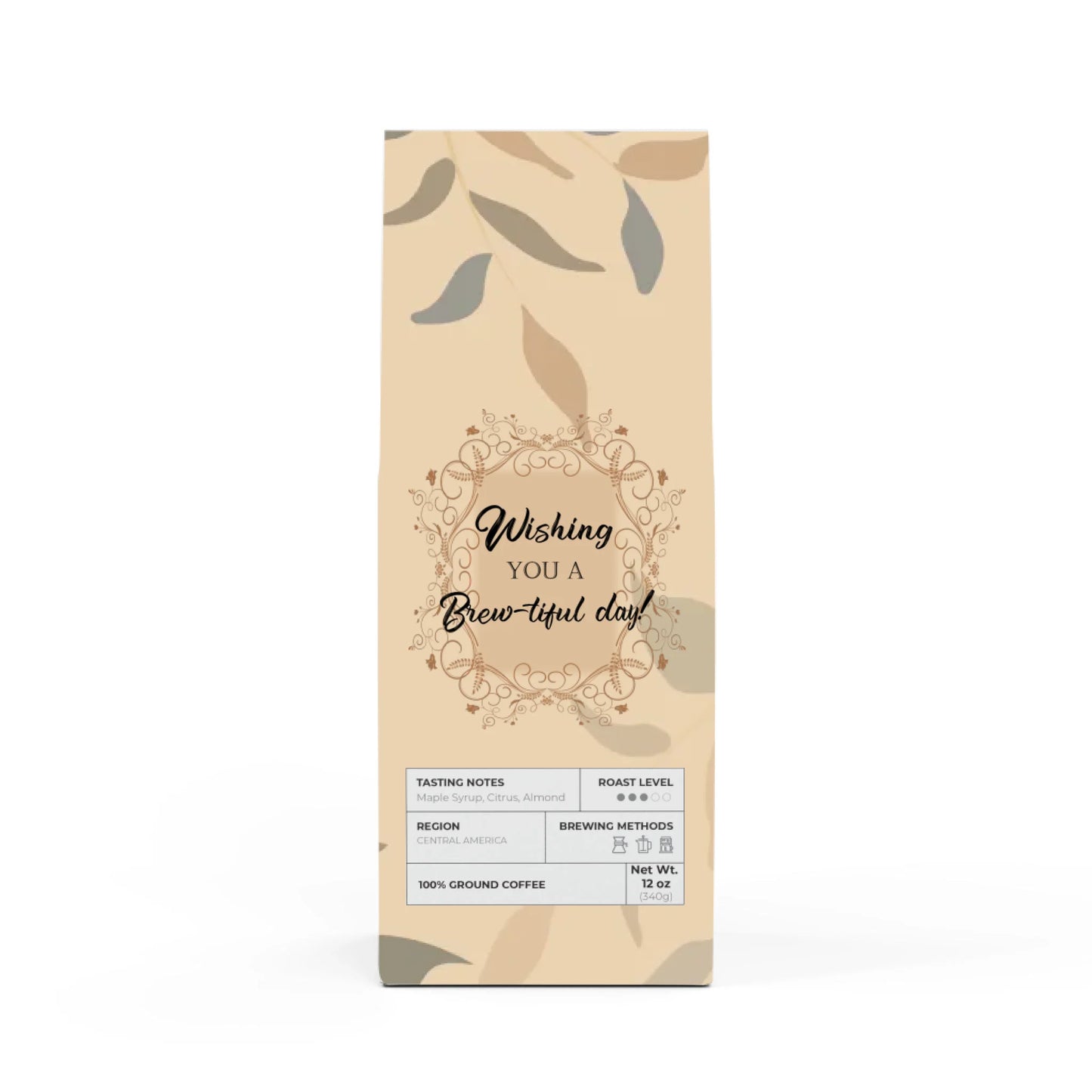 Brew-tiful Day - Muted Leaves