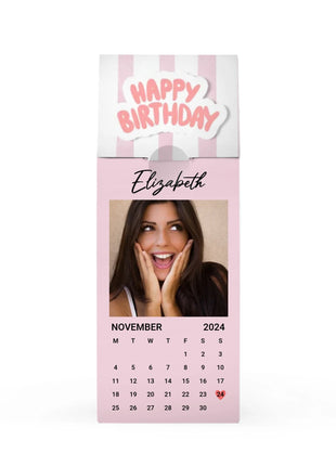 Birthday Calendar Day - Pink