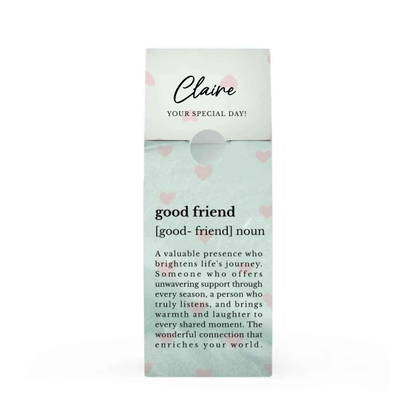 Good Friend Definition