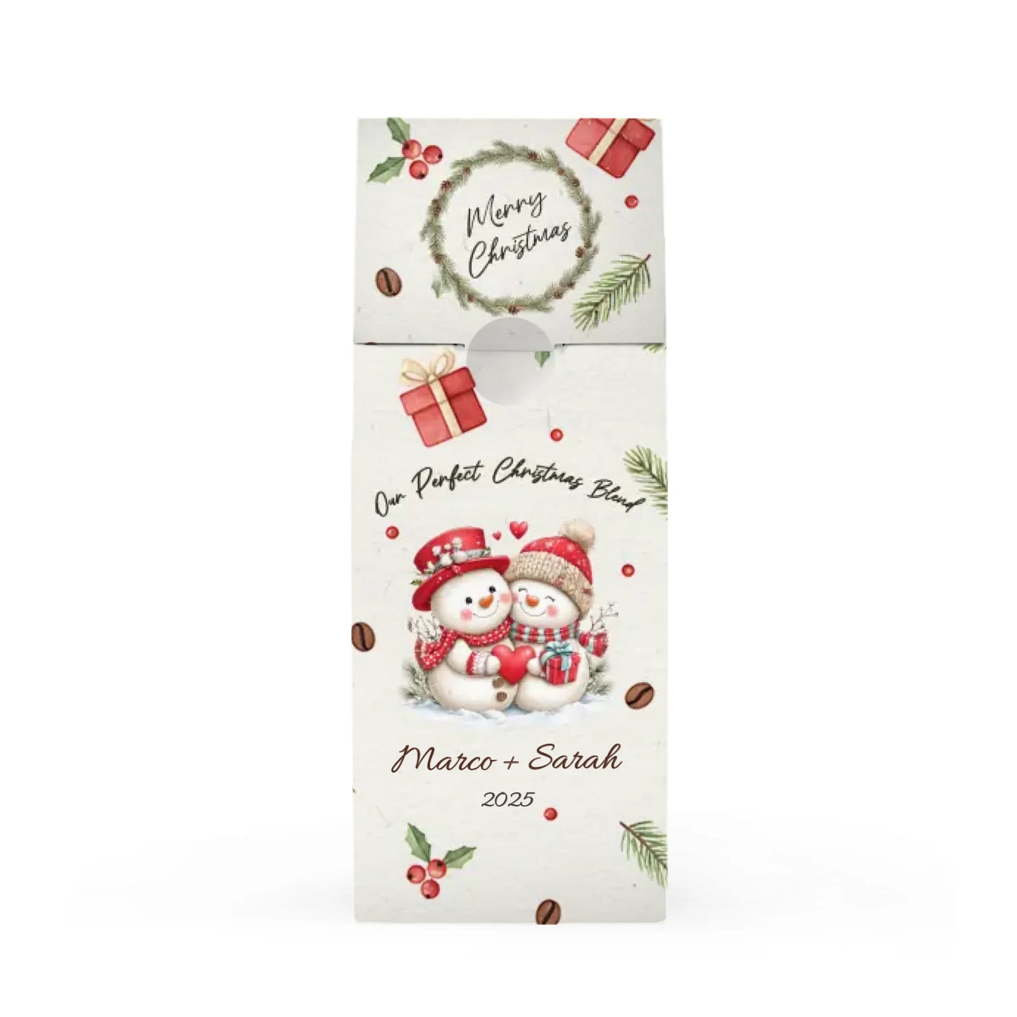 Mr & Mrs Snowman – Red