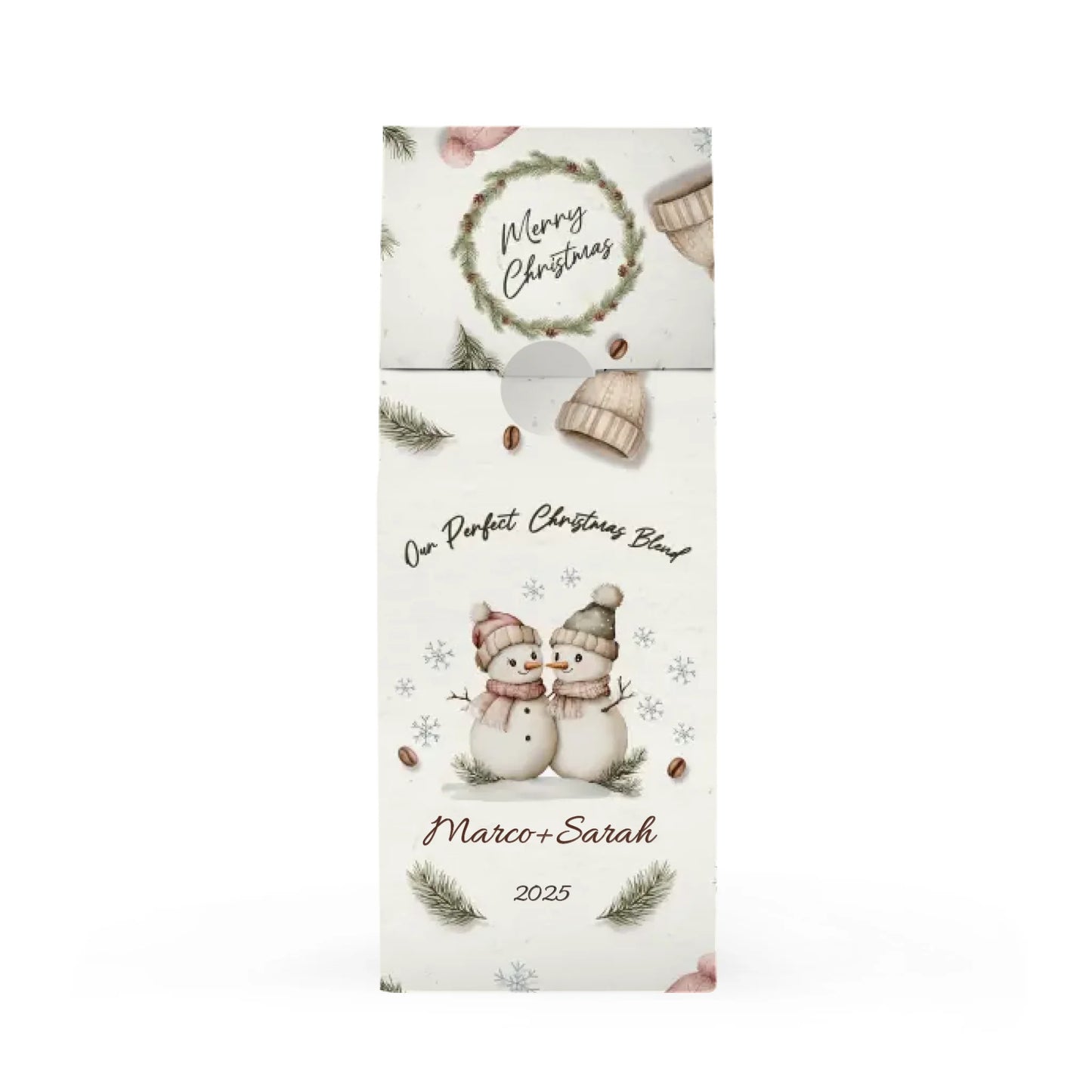 Mr & Mrs Snowman – White