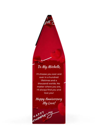 Silky Red Roses and Hearts