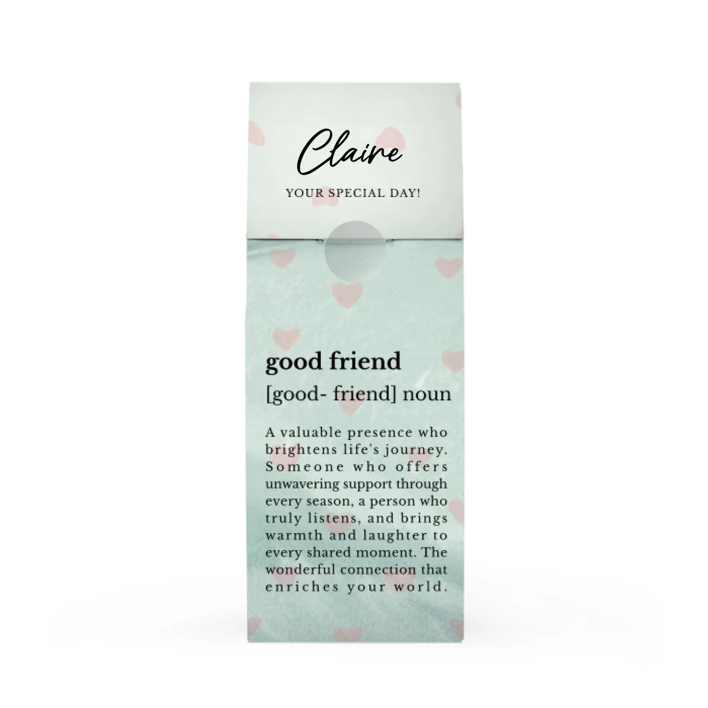 Good Friend Definition