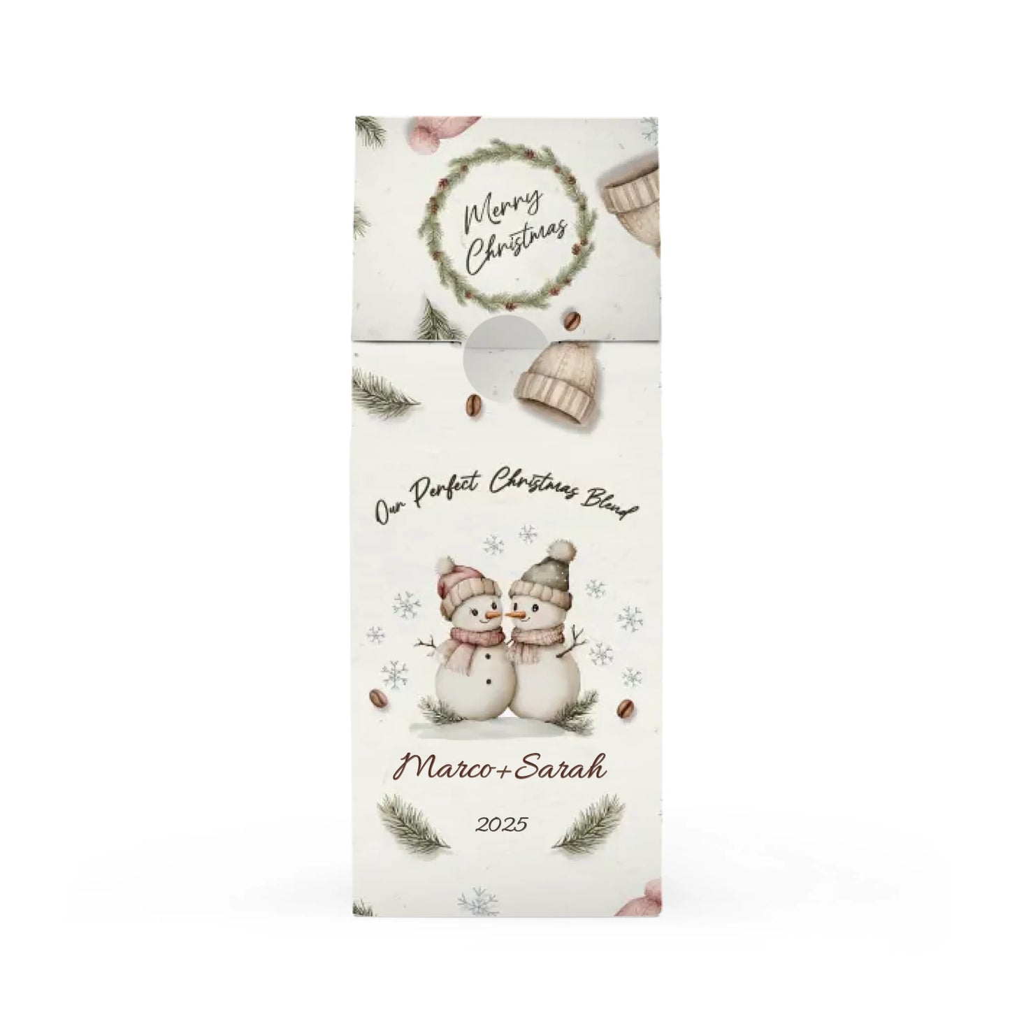 Mr & Mrs Snowman – White