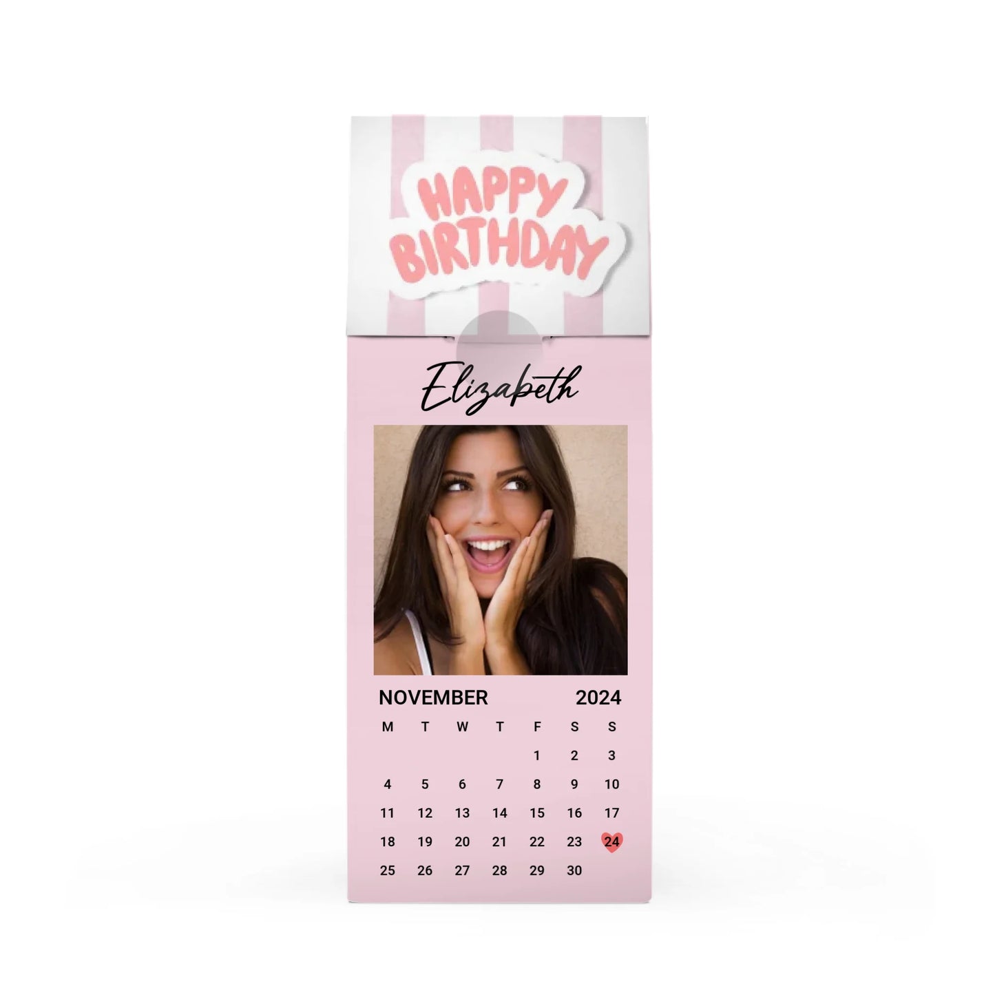 Birthday Calendar Day - Pink
