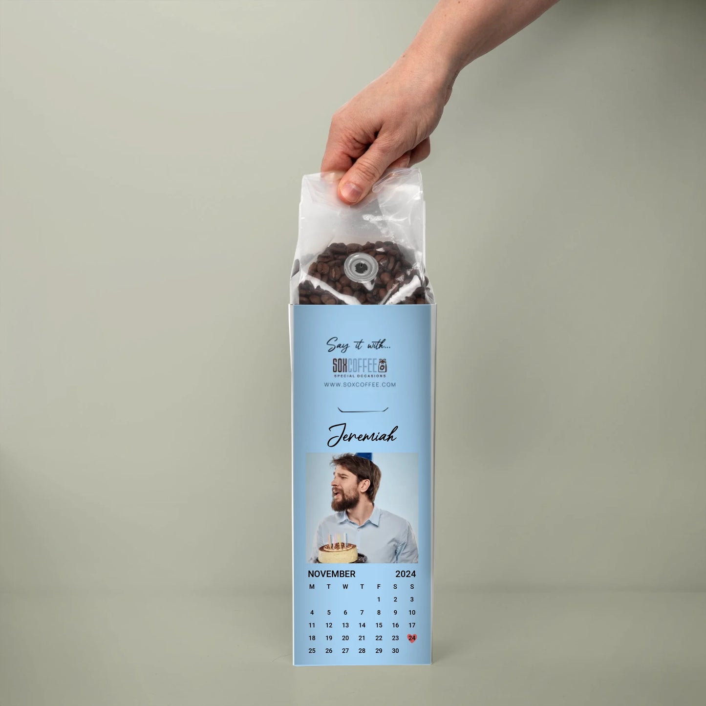 Birthday Calendar Day - Blue