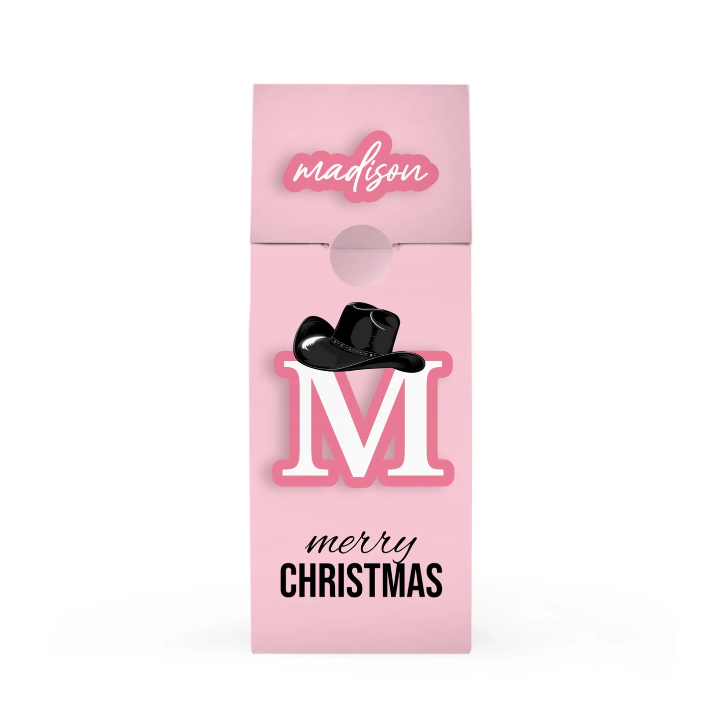 Howdy Pink Christmas Hat