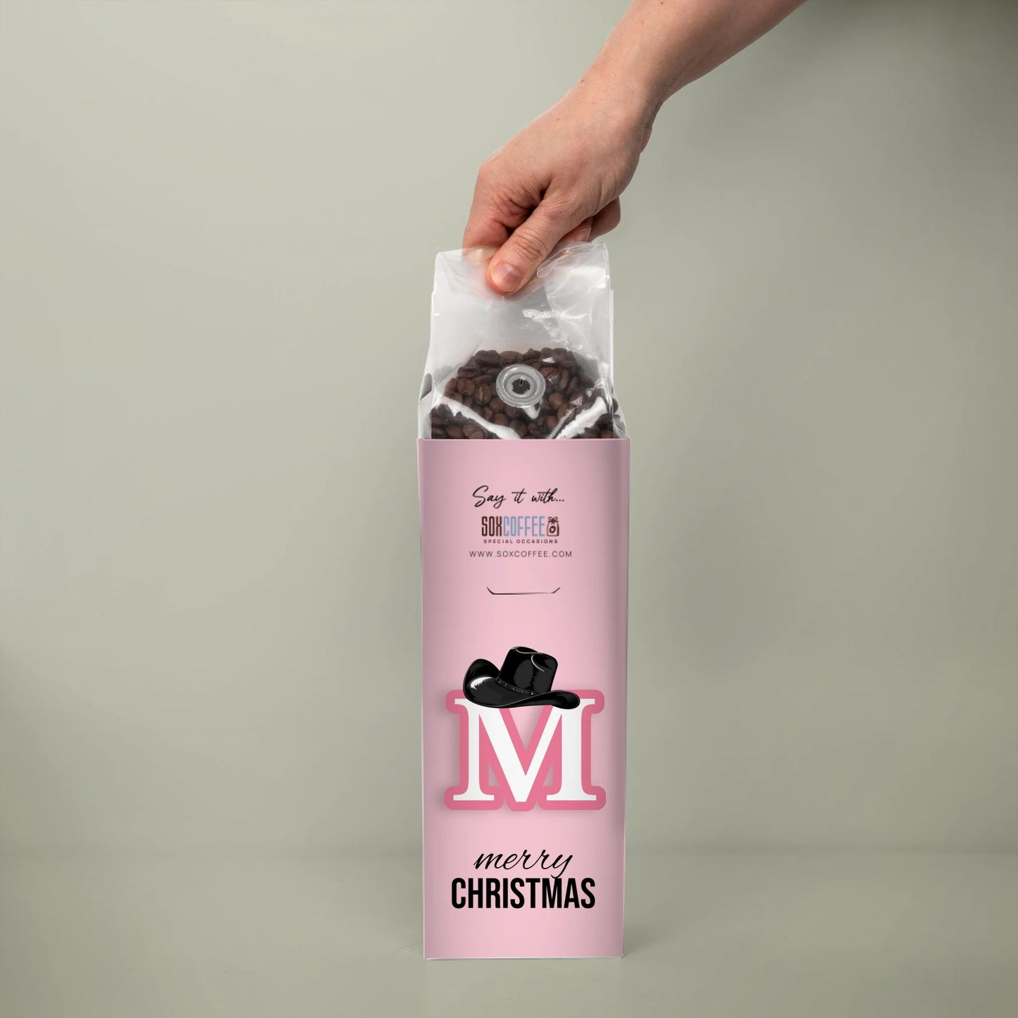 Howdy Pink Christmas Hat