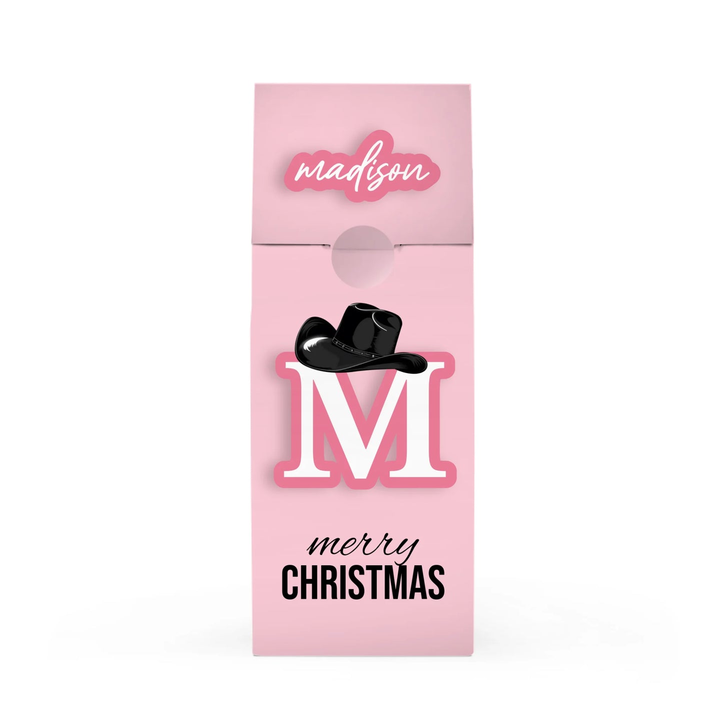 Howdy Pink Christmas Hat