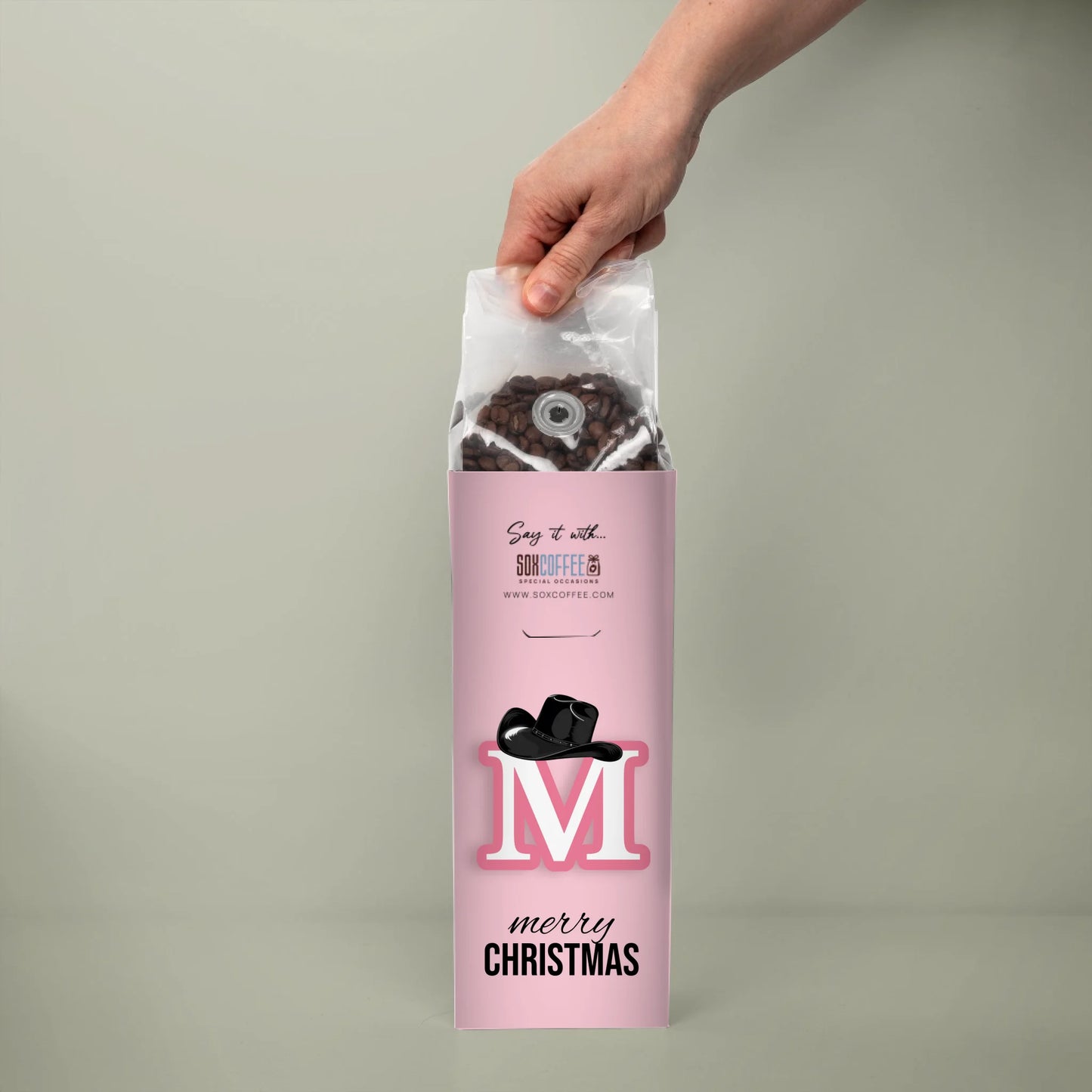 Howdy Pink Christmas Hat