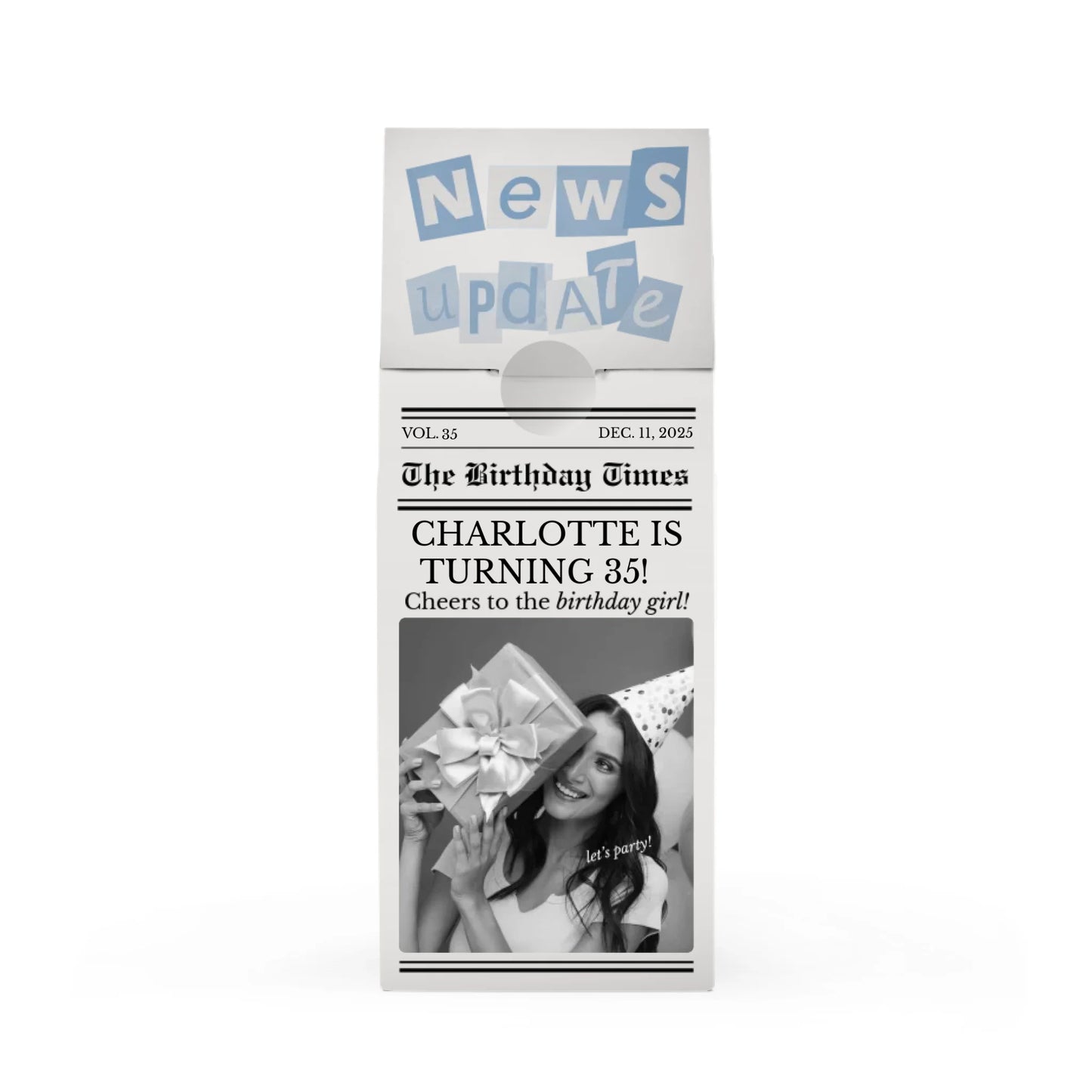 Birthday Newspaper Vintage