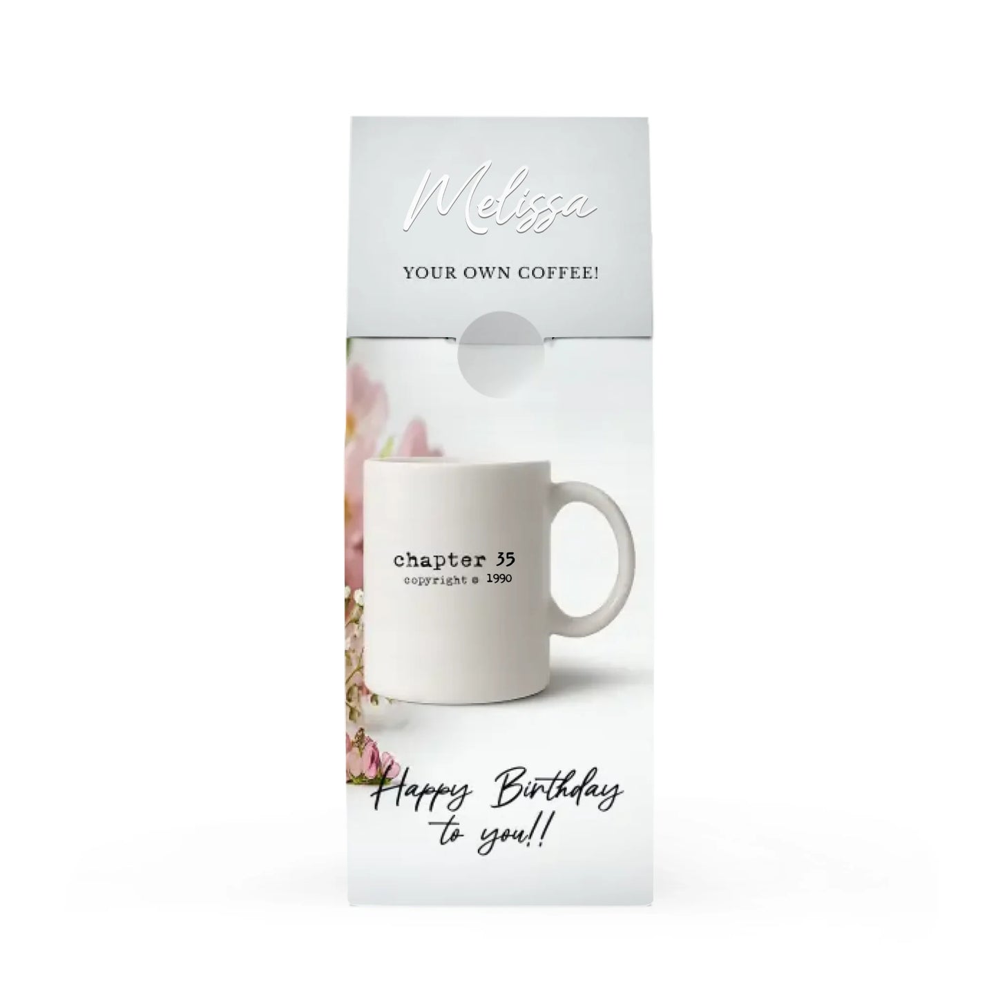 Birthday Chapter Copyright Year Flowers