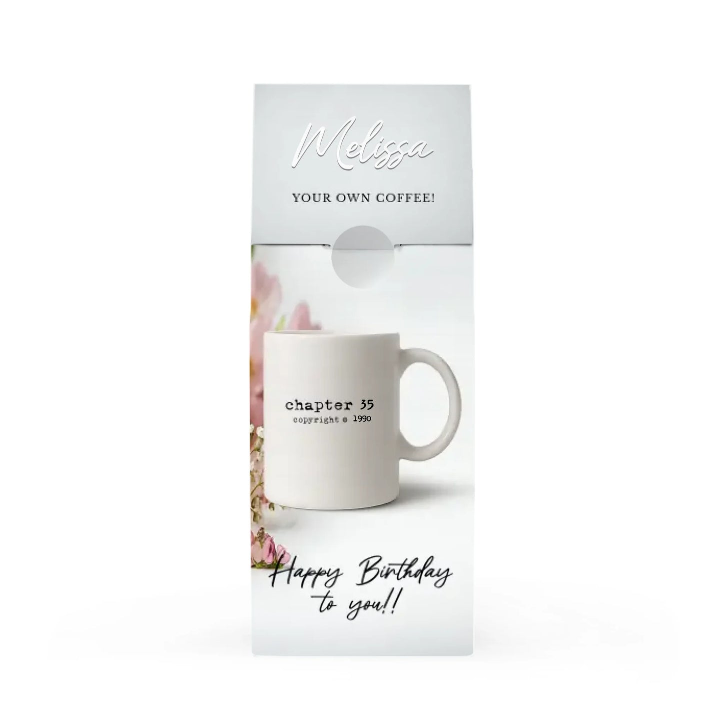 Birthday Chapter Copyright Year Flowers