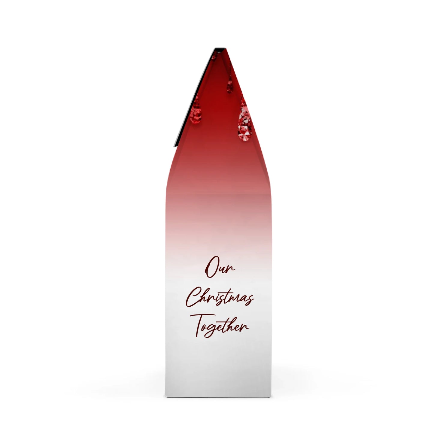 Glam Red Silver Drip Pic