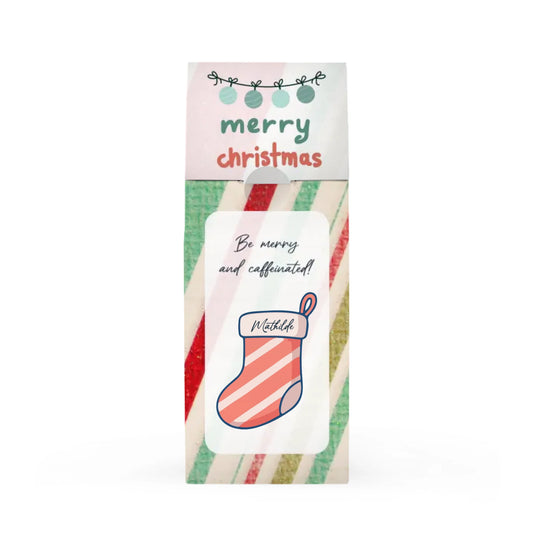 Pastel Christmas Stocking - Colorful