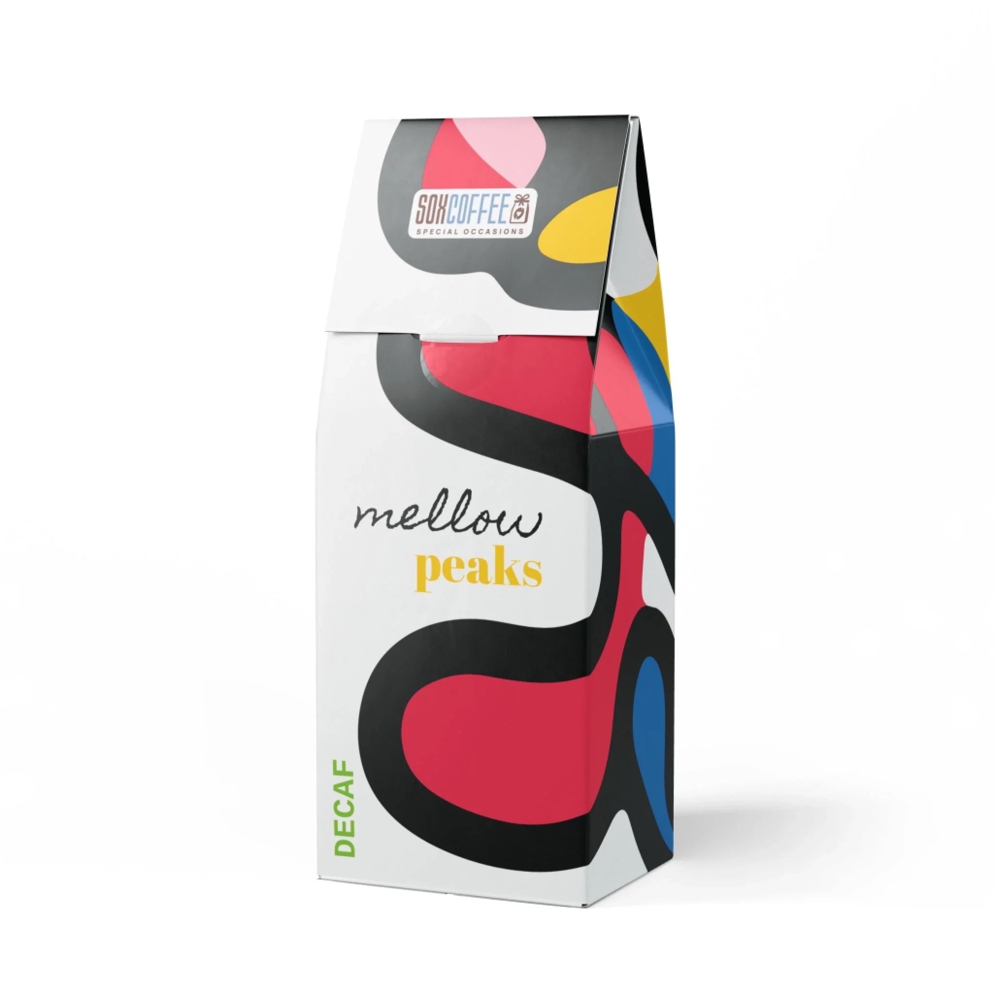 Mellow Peaks Front Anlged SOX Coffee